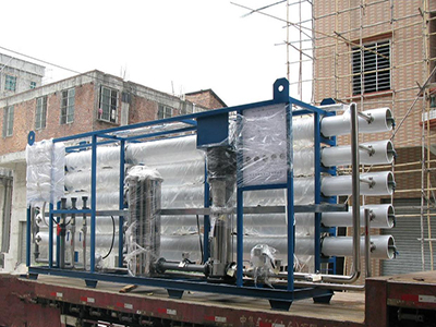 Industrial reverse osmosis ro plant